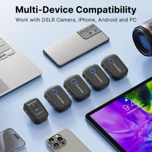 میکروفون بی سیم چهار فرستنده سارامونیک مدل Blink500 T4